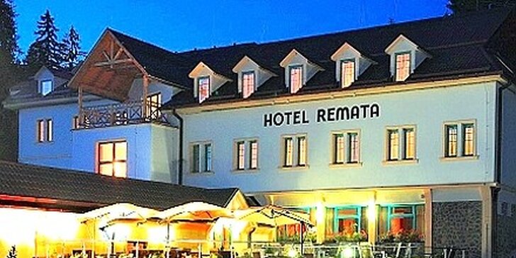 Jedinečný Wellness pobyt v Hoteli Remata*** + jedno dieťa do 12 rokov zadarmo