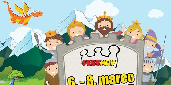 Rodinné vstupné na Fest hry v Poprade 6. – 8. marec