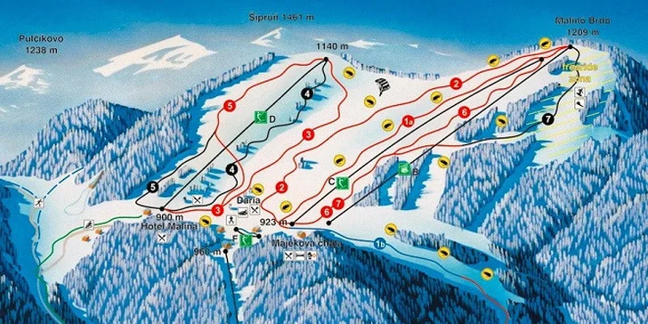 Celodenný skipass do lyžiarského strediska Malinô Brdo