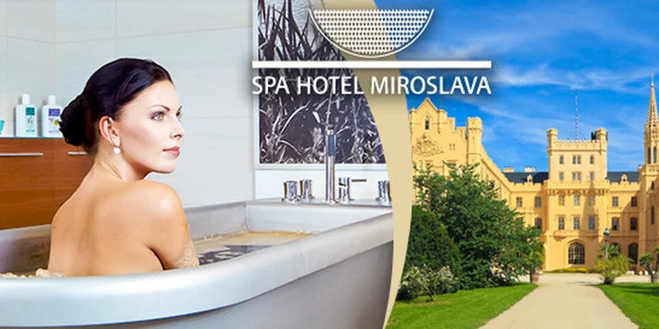 Spa Hotel Miroslava**** Luxusný relaxačný alebo Valentínsky pobyt v kúpeľoch Lednice
