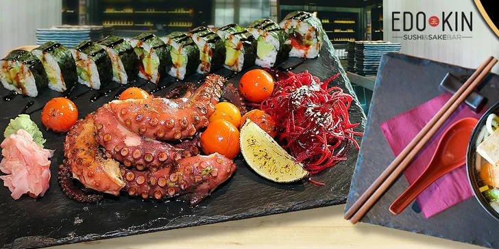 Pravé morské lahôdky s príchuťou Japonska v reštaurácii EDO-KIN