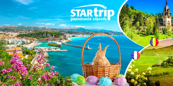 Veľkonočné poznávacie zájazdy: Rumunsko, Paríž, Toskánsko, Rím, Francúzska riviéra a Kampánia