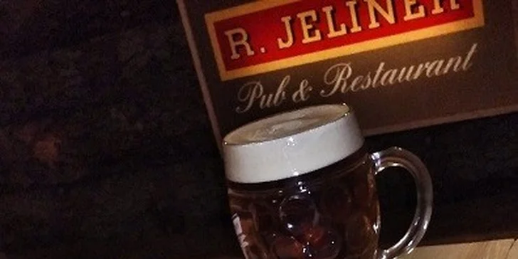 Tradičná kuchyňa: hlavné jedlo s polievkou a veľké pivo podľa výberu