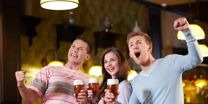 Tradičná kuchyňa: hlavné jedlo s polievkou a veľké pivo podľa výberu