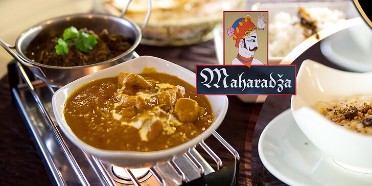 Indické exotické 3-chodové menu pre dvoch v reštaurácii Maharadža. Pre Ružinov extra zľava!