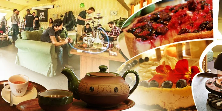 Čaj a raw koláčik alebo káva a cheesecake
