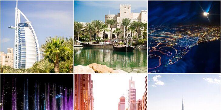 8-dňová dovolenka v Dubaji s letiskovými poplatkami, transferom a službami delegáta v cene
