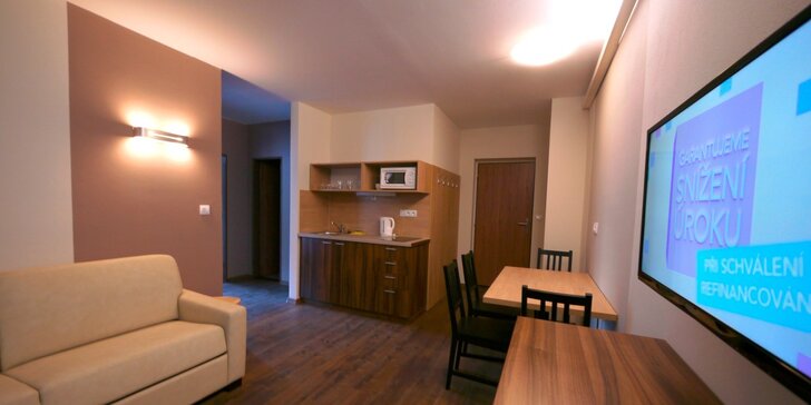 Ski & Relax pobyt v novom apartmánovom rezorte RiverSide Jasná. Dieťa do 12 rokov zadarmo.