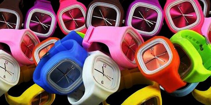 Štýlové, elegantné, praktické a originálne silikónové hodinky len za 6,50 EUR! Unikátny dizajnérsky kúsok s 56% zľavou!