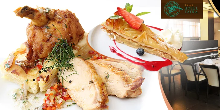 Francúzske culinárium v Hoteli Tatra**** pre dvoch