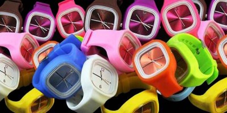 Štýlové, elegantné, praktické a originálne silikónové hodinky len za 6,50 EUR! Unikátny dizajnérsky kúsok s 56% zľavou!