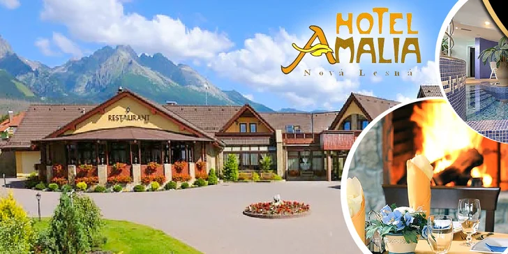 Tatranský wellness pobyt v luxusnom Hoteli Amalia***+ 2 deti do 14,99 rokov ubytovanie ZADARMO!