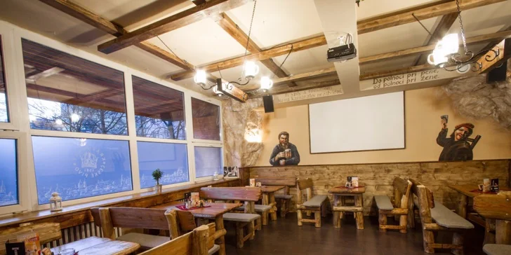 Tanier špecialít - 300 g bravčových rebierok a 300 g kuracích krídelok plus chlieb