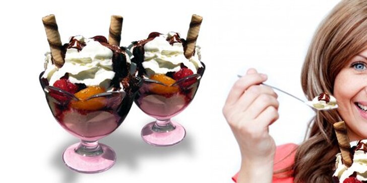 1,30 EUR za zmrzlinový pohár podľa výberu z ponuky cukrárne ADRIA! Maškrta pre každého so zľavou 50%!