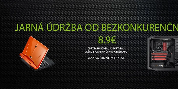 Notebook ako nový. Servis od 8.90 eur