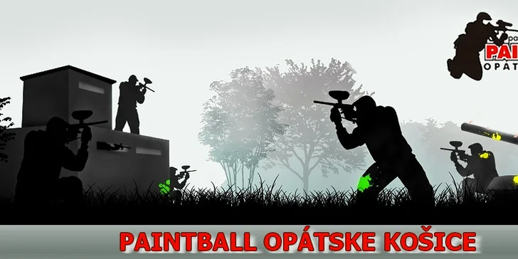 Paintball na tri hodiny pre 6 až 16 hráčov (1 kupón = 1 hráč)