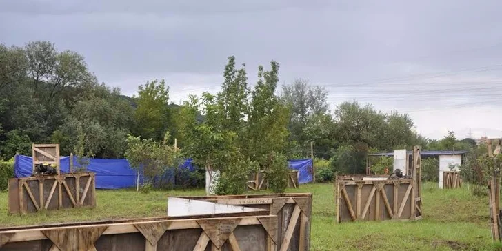 Paintball na tri hodiny pre 6 až 16 hráčov (1 kupón = 1 hráč)