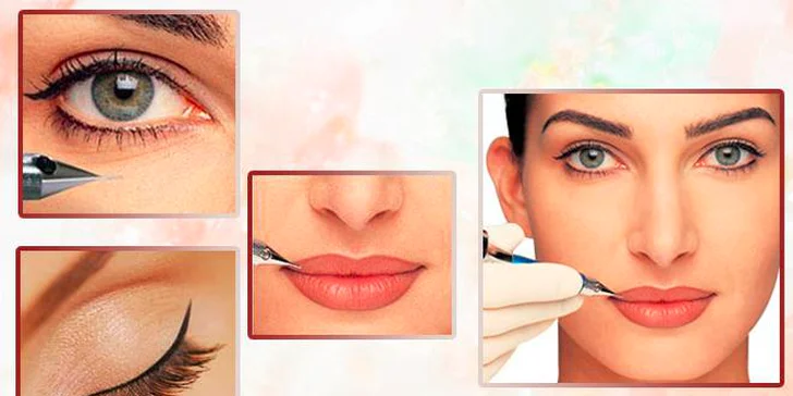Permanentný make up obočia, liniek a pier
