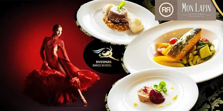 Luxusné 3-chodové menu a temperamentná hodina salsy
