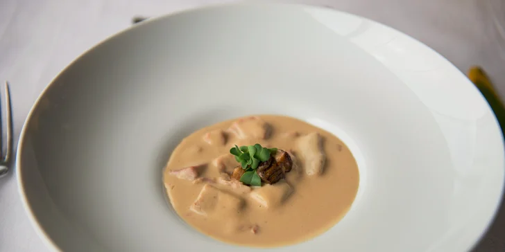 Gurmánske 5-chodové TASTING MENU s degustačnými vzorkami vína v reštaurácii ELESKO + vstup do ZOYA MUSEUM