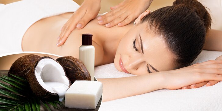 Relaxačná masáž s BIO kokosovým olejom