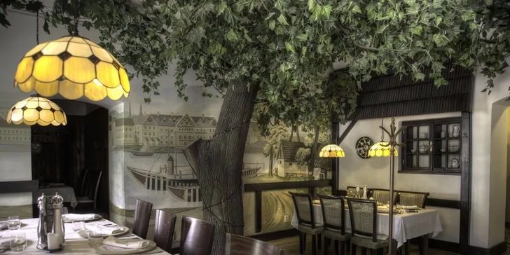 3-chodové menu s tankovým pivom pre 2 osoby