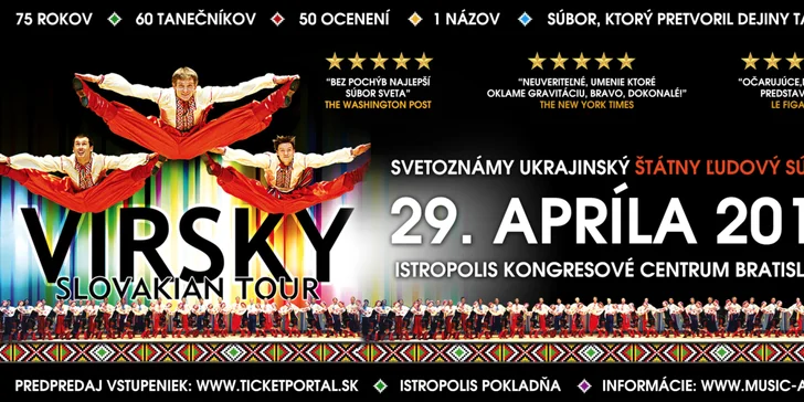 Ľudový tanečný súbor VIRSKY – Slovakian Tour