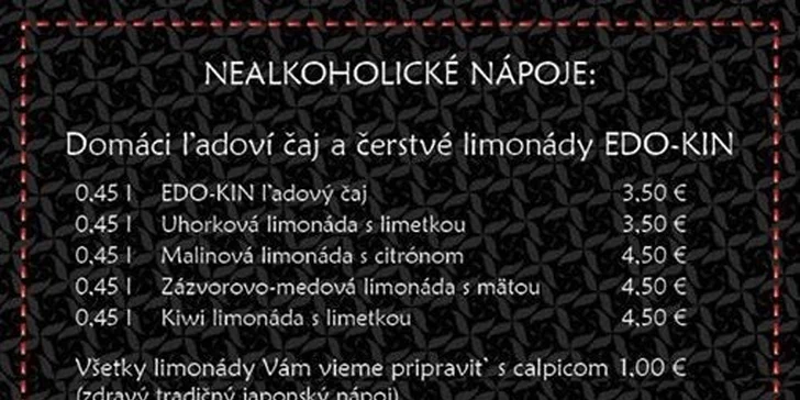 Jedzte i pite koľko vládzete a zaplatíte o 30 % menej! A bez rezervácie!