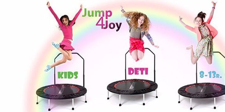 Jump4Joy - skupinové cvičenie jumping na trampolínach pre deti aj dospelých!