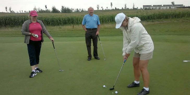 Golfový kurz - štart karta