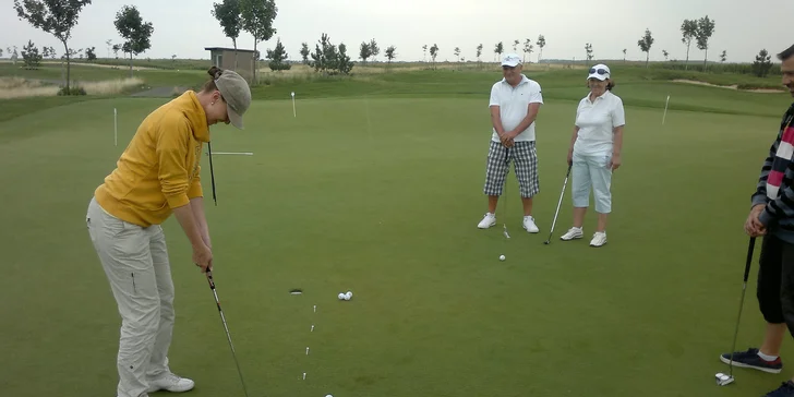Golfový kurz - štart karta