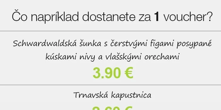 Voľná konzumácia v hodnote 20 € v Radničnej reštaurácii