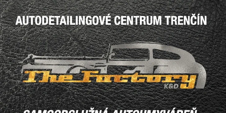 Samoobslužná autoumývareň pre vaše autíčko