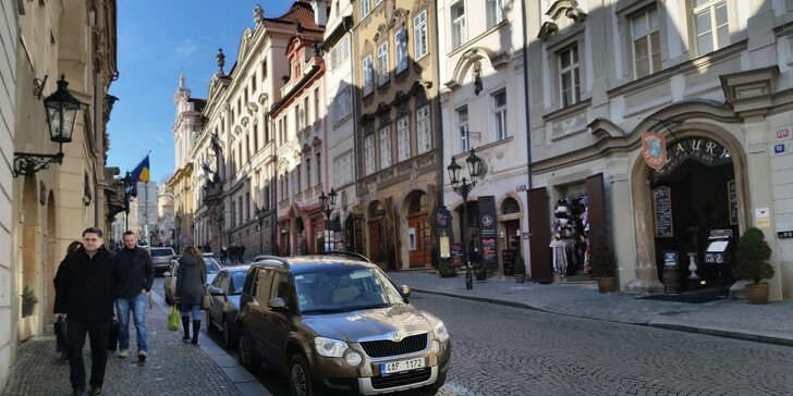 Pobyt v apartmáne priamo v historickom centre Prahy, bez stravy alebo s polpenziou s výhľadom na Vltavu