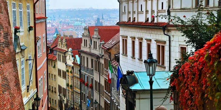 Pobyt v apartmáne priamo v historickom centre Prahy, bez stravy alebo s polpenziou s výhľadom na Vltavu