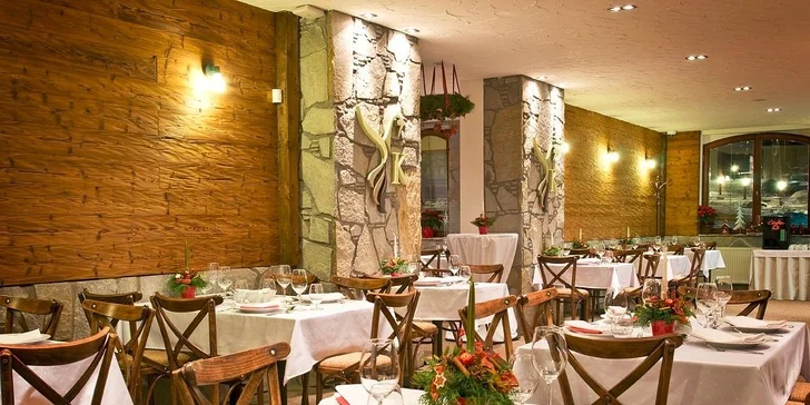 Hovädzí steak na tatranských hríbikoch v hoteli Kukučka****
