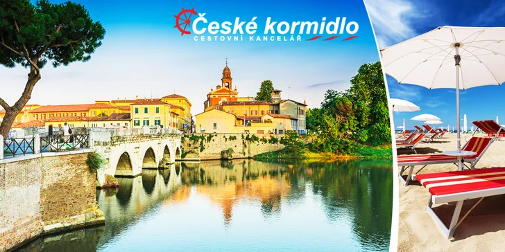 Dovolenka v talianskom RIMINI na 8 dní, dieťa do 12 r. zdarma