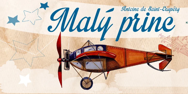 Rodinné predstavenie MALÝ PRINC, A.de Saint-Exupéry, v nedeľu 7.6.2015 o 14 h v divadle LUDUS