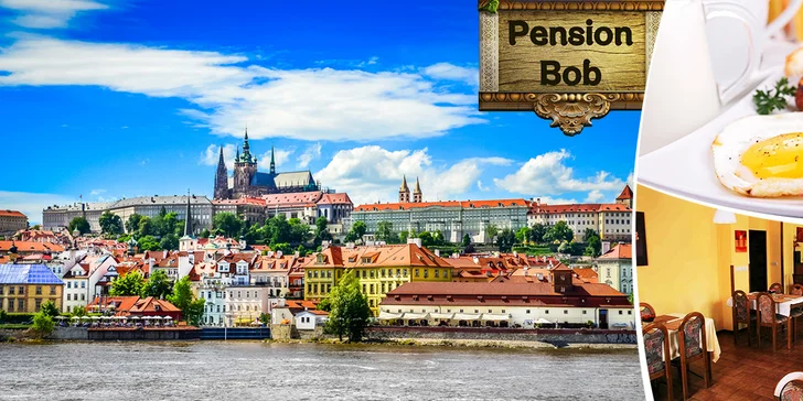 Príjemný pobyt pre 2 osoby v Hoteli BoB*** Praha