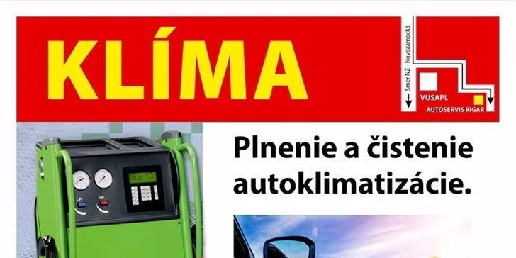 Dezinfekcia a plnenie klimatizácie. Chladivo v cene!