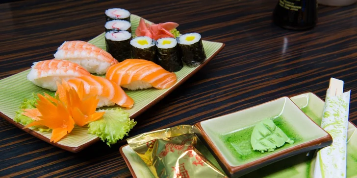 Sushi set v Sushi bare Sunshine v Auparku