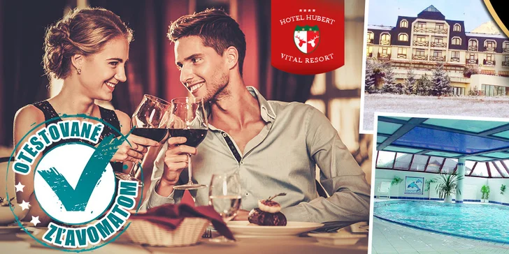 Wellness pobyt v Hoteli Hubert**** + dieťa do 12 rokov úplne zadarmo!