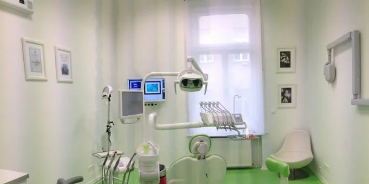 Profesionálna dentálna hygiena a bielenie zubov lampou Zoom! K dentálnej hygiene medzizubná kefka ako darček!