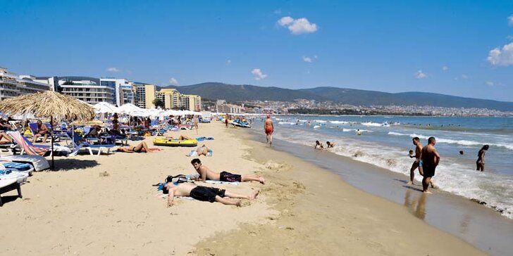 Letná dovolenka na 11 alebo 12 dní na Slnečnom pobreží v Bulharsku. Letecká doprava v cene!