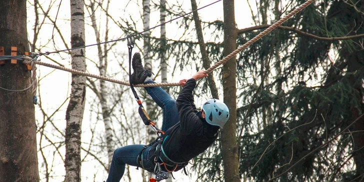 Vstup na atrakcie Lanového parku Preles Žilina