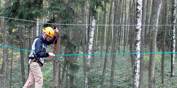 Vstup na atrakcie Lanového parku Preles Žilina