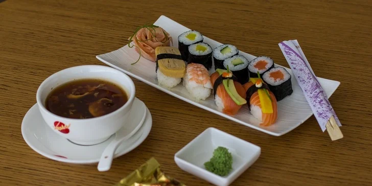 Výborné sushi pre 1 či 2 v Eurovea bez rezervácie