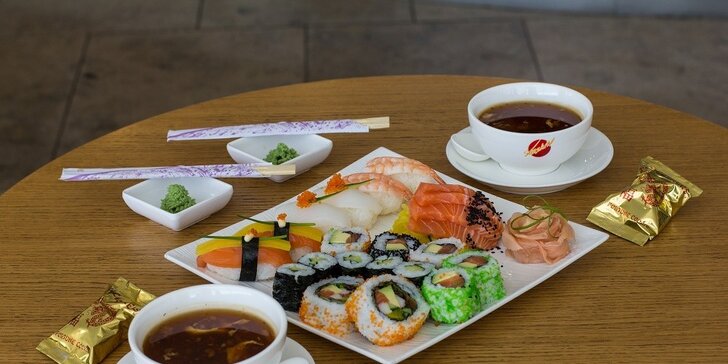 Výborné sushi pre 1 či 2 v Eurovea bez rezervácie