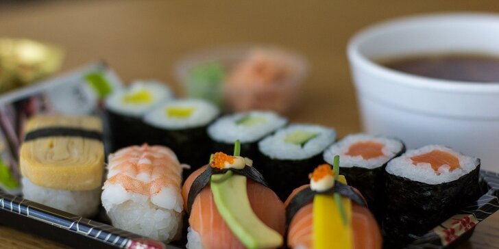 Výborné sushi pre 1 či 2 v Eurovea bez rezervácie