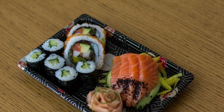 Výborné sushi pre 1 či 2 v Eurovea bez rezervácie